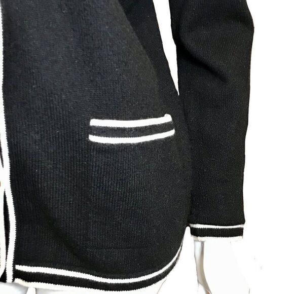 Ballantyne Cashmere Cardigan Sweater Blue Medium - Picture 16 of 16